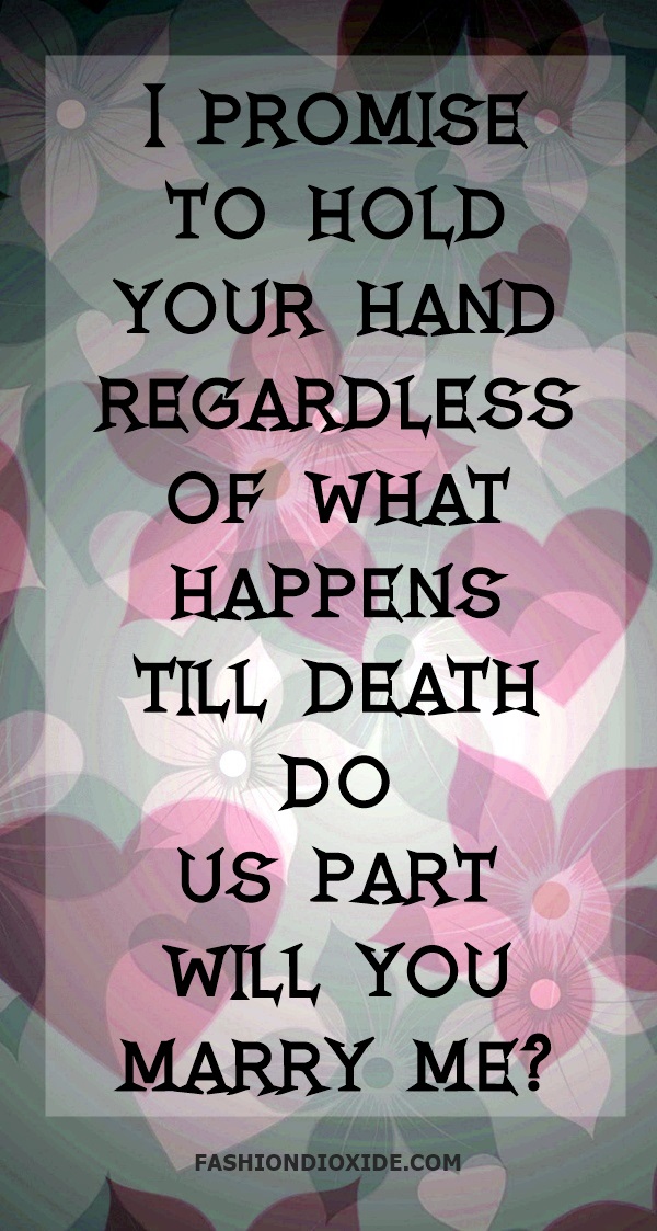 Dead-Romantic Proposal Quotes