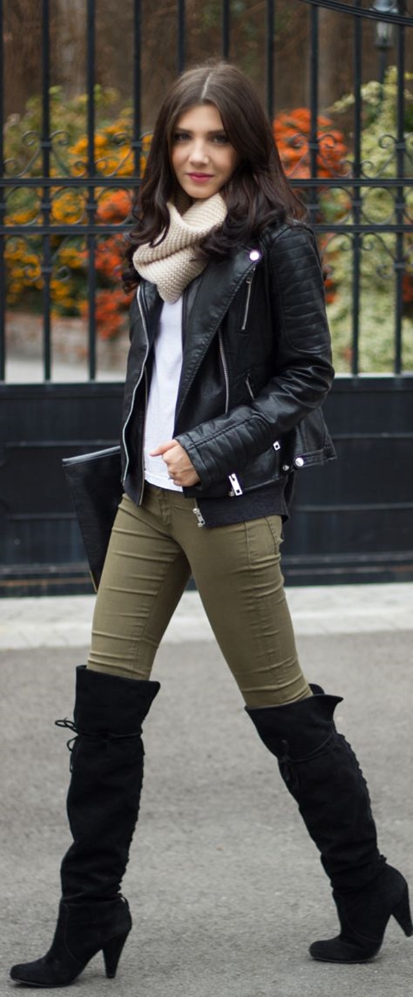 ways-wear-knee-high-boots-outfit-winter