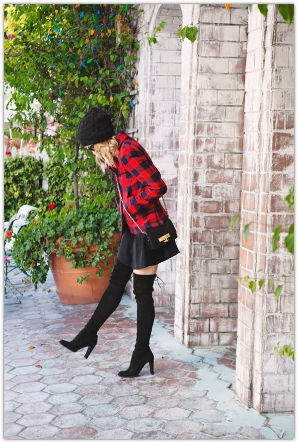 ways-wear-knee-high-boots-outfit-winter