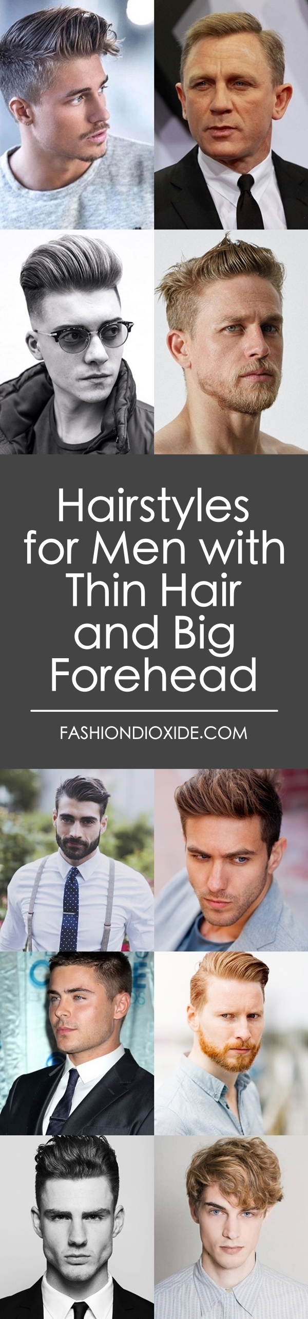 Hairstyles for Men with Thin Hair and Big Forehead