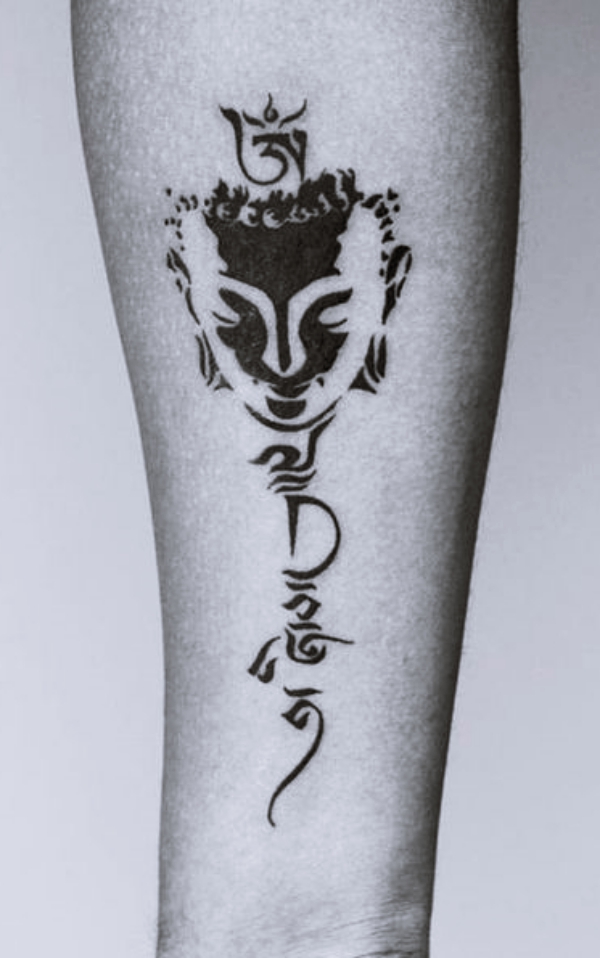 Tattoo uploaded by Tattoos For Humans  A Sanskrit mantra Tat Tvam Asi on  the right forearm of the client Poked with 3RL and 7RS needles  Tattoodo