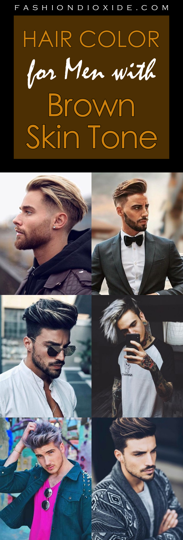 27 Hair Color for Men with Brown Skin Tone - Fashiondioxide
