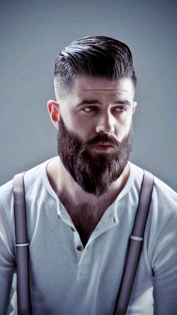 Masculine-Hairstyles-for-Men-with-Beard