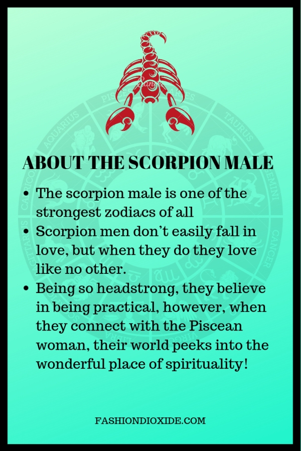 Love signs falling scorpio a is man in Signs That