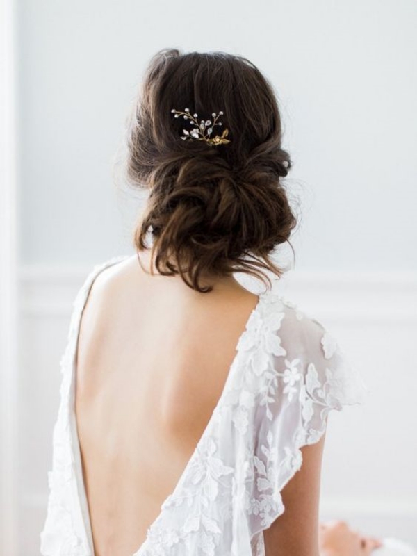 Stylish Wedding Hairstyles For Short Hair
